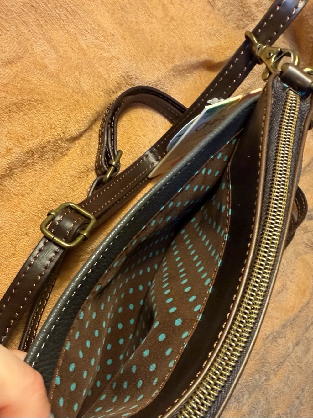 NWT Chala LaserCut Mini Crossbody Convertible Purse - Flip Flop Ink